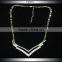 Sincere Suppliers New Company Product Gift Silver Statement Necklace