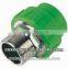 gray color DN 20mm-63mm ppr male/female coupling with brass insert
