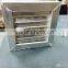 High quality UPVC outward opening fixed shutter casement window