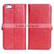 New Arrival Wallet PU Leather Case for Iphone 6 plus