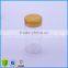 120ml clear glass bottle with screw metal cap for sale