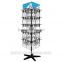 4 tier adjustable rotating hangers display rack with small space