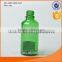 Green decal glass reagent bottle with glass lid