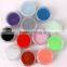 18 MIX colors acrylic powder nail of dust 3D DIY Decoration set