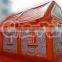 Orange inflatable house, inflatable tent, digital whole printing house