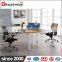 L-Shaped Office Desks Executive Office Table Modern Manager Metal Table Design