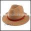 beige Wool Felt Panama hat 100% wool felt hat wholesale