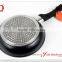 Aluminum Ceramic non stick frying pan & wok pan with lid with induction base and silicon handle