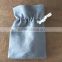 Light Grey Rustic French Linen Gift Bags