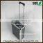 Aluminum Case,Silver Flight Case With Wheels, Aluminium Trolley Pilot Case