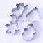 4pcs Christmas Cookie Cutter Custom Cookie Cutters