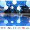 Beautiful decorative color changing plastic led crystal magic ball light