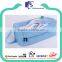 Women polyester PVC travel shoe bag zipper