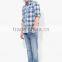 Casual Style Checked Custom Made Cotton Pant Shirt New Style