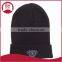 Big Size Diamond Embroidered Long Knit Beanie Hat