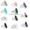 2016 innovative design fusiform different variety crystal finger ring for gift