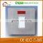 metal panel 1gang wall plate switch