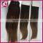 100% human ombre hair braiding hair peruvian colored #2 #8 two tone hair weave