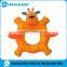 2016 Eco-friendly Orange Cow Inflatable Baby Floating Seat Baby Water Floating Seat Kids Water Ring
