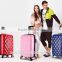 ABS PC diamond travel trolley custom made cheap luggage bags