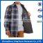 Custom flannel lined cotton mens shirts in Winter