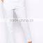 Daijun oem white cotton fashion new pants design for girl and woman trousers