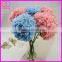 new design many colors in stock artificial hydrangea silk flowers