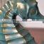 handmade mass production cute blue sea horse bookend