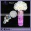 AA battery powered crystal candelabra under flower vase glass bottle base LED centerpiece party decoration