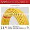 1/2" 3/4" 1" yellow color PE Cover 304 steel bellows gas pipe
