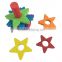 Melors eva foam kids star toy indoor game OEM eva stacking star toy for baby learning game soft star shape toy