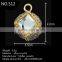 2015 cat head rhinestone embellished garment pendant shoe zipper puller pendant bag decoration DIY material-512