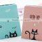 High Quality Square Compact Mirror Customzied Pu Leather Make Up Mirror Different Color Round Shape Leather Makeup Mirror