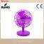 Hot selling colorful protable voice control rechargeable USB fan