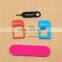 Factory wholesale Micro sim card nano sim card adapter for iphone/smart mobile phone