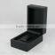 2015 Fashionable Customized MDF Mini Black Matte Wooden Watch Box