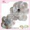 Fashion ivory handmade flowers with rhinestone center for headband
