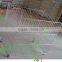 Big metal supermarket wire storage basket with wheels