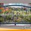 Decorative metal fence gate