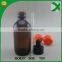 high quantity 60ml essential oil glass bottle with childproof cap made in china