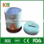 durable and recycled material coin container with lock