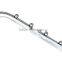 Metal chrome waterfall display hook for slatwall system from ironware product factory