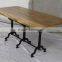 Industrial Iron Wood Dining Table