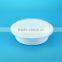 White and black disposable microwave pp food container