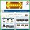 Aluminum Frame Solar LED Flashing Traffic Signs Manufacturer