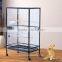 Pawhut 54"H Black/White Bird Flight Cage Stand