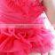 Trendy Infant Baby Girls Cotton Pink Princess Rompers with Chiffon Ruffles for Summer Chiffon Baby Rompers Baby Clothes