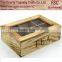light burned wooden tea box,pine burned tea box,wooden tea bag box