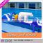 Fancy happy inflatable floating obstacle/indoor pool equipment