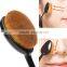 Hot selling Toothbrush shape BB cream fundation oval makeup brush